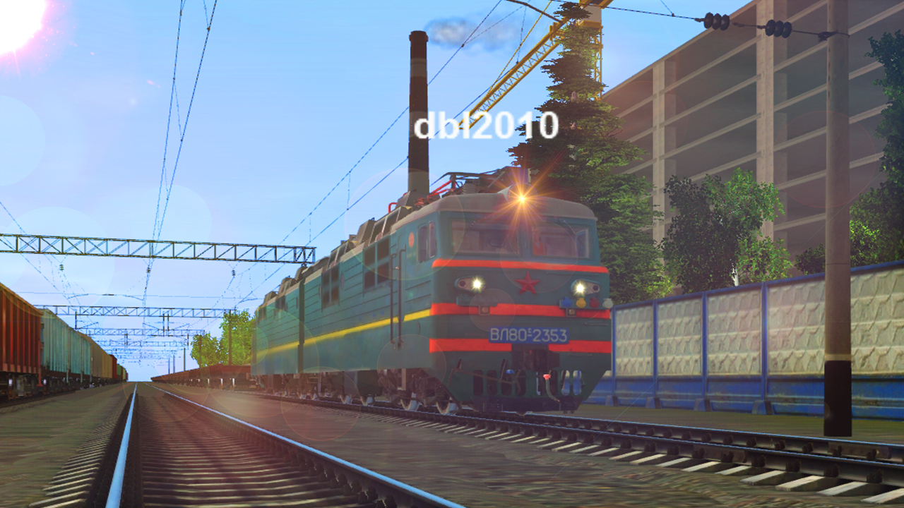 ВЛ80с-2353 на 4 пути станции Вельск. В ожидании начала мультиплеера