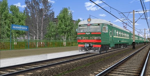 ЭР2Т-7178 на станции Зеленогорск